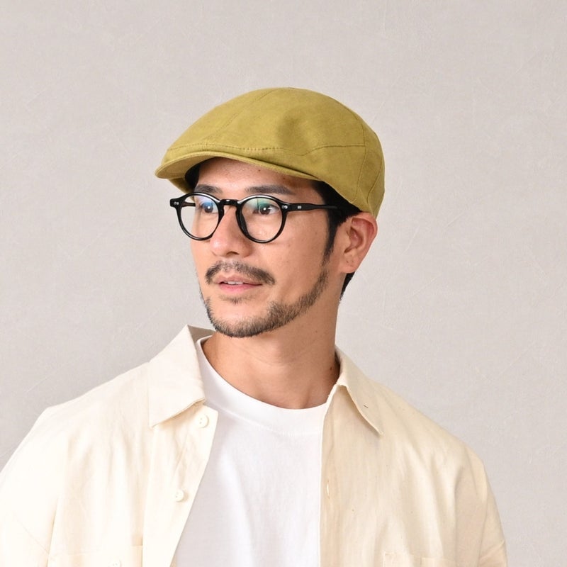 レッターのハンチング Belgian Linen Hunting（ベルギー リネン ハンチング） カーキ