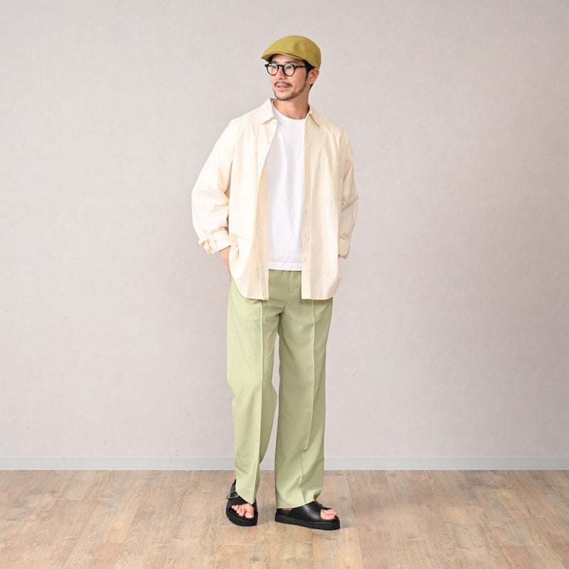 レッターのハンチング Belgian Linen Hunting（ベルギー リネン ハンチング） カーキ