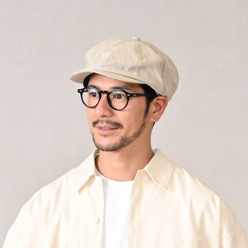 レッターのキャスケット Belgian Linen Cas（ベルギー リネン キャス） ナチュラル