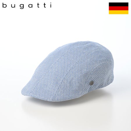 ブガッティのハンチング Linen Mix Hunting（リネンミックスハンチング） 629125 ブルー