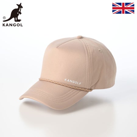 カンゴールのキャップ KANGOLF LOGO COTTON BASEBALL（カンゴルフ ロゴ コットンベースボール） カーキ