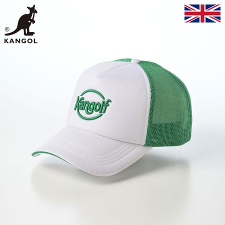 カンゴールのキャップ KANGOLF ACE RETRO TRUCKER（カンゴルフ エース レトロ トラッカー） グリーン