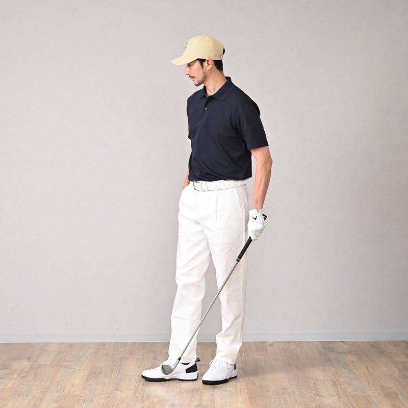 カンゴールのキャップ KANGOLF GOLF CLUB BASEBALL（カンゴルフ ゴルフクラブ ベースボール） ベージュ