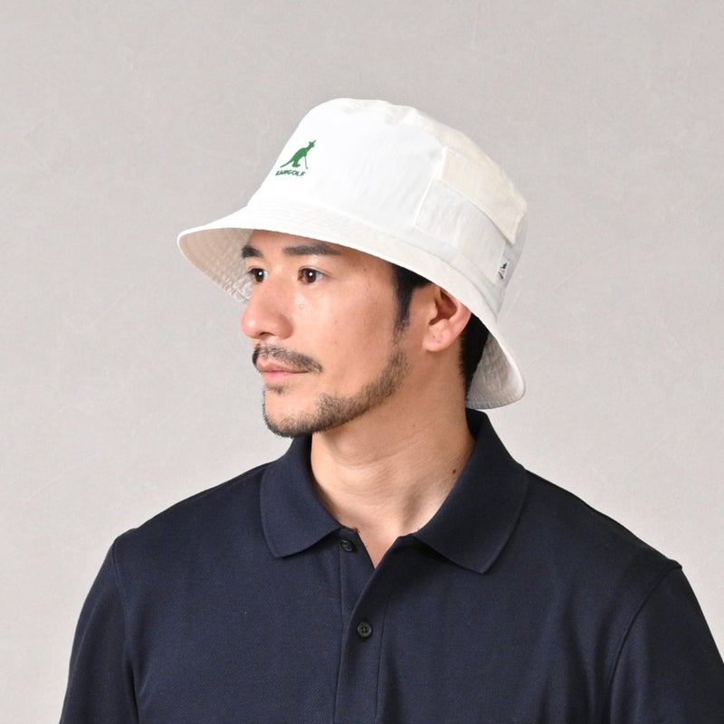 カンゴールのバケットハット KANGOLF LAHINCH（カンゴルフ ラヒンチ） ホワイト