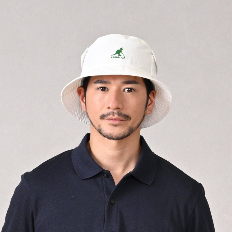 カンゴールのバケットハット KANGOLF LAHINCH（カンゴルフ ラヒンチ） ホワイト