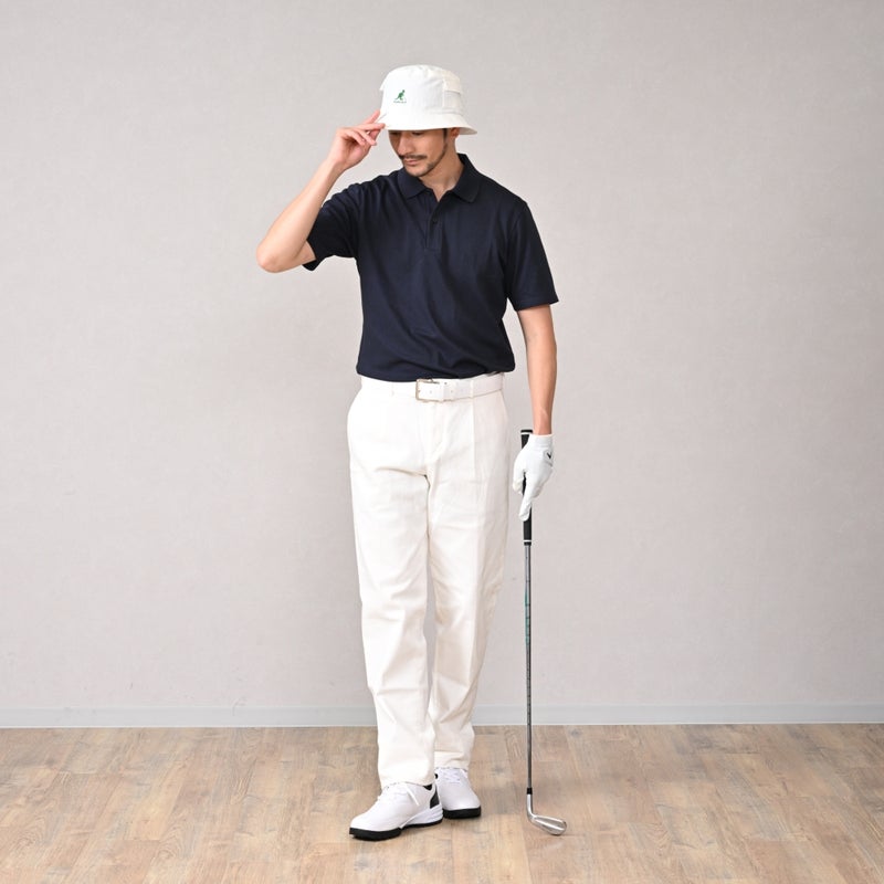 カンゴールのバケットハット KANGOLF LAHINCH（カンゴルフ ラヒンチ） ホワイト
