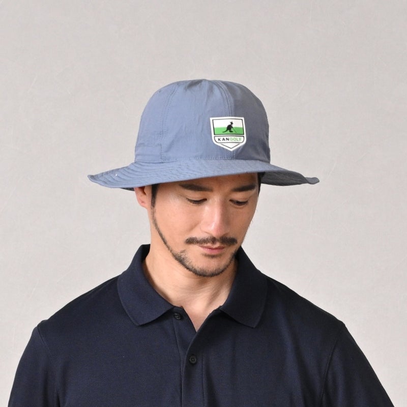 カンゴールのバケットハット KANGOLF SEAL BUCKET（カンゴルフ シール バケット） ダスティーブルー