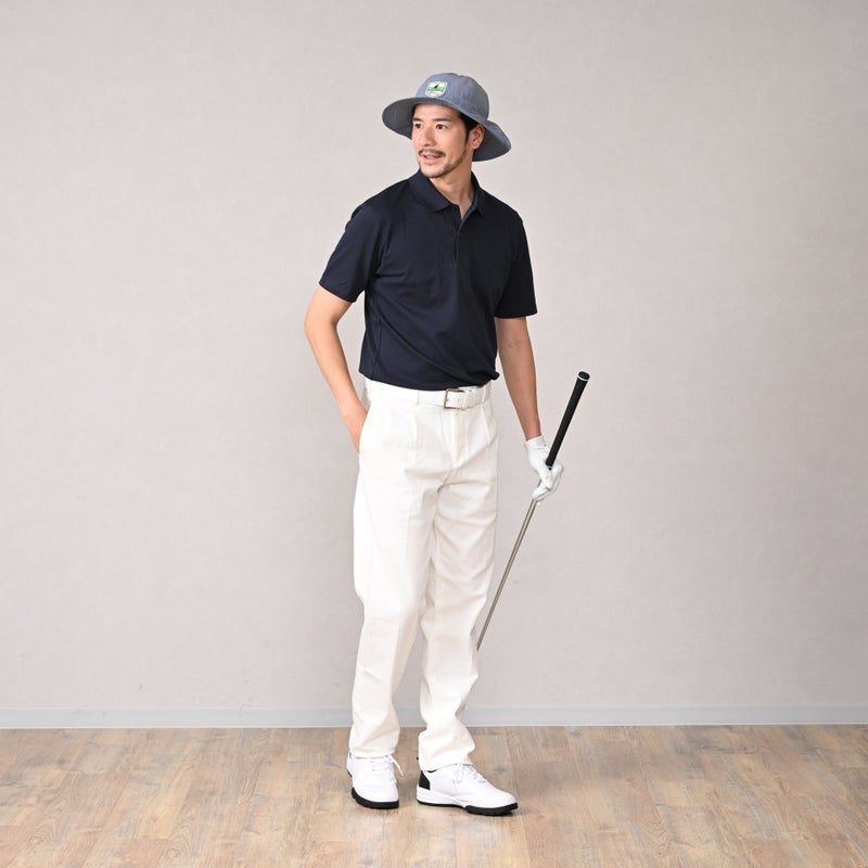 カンゴールのバケットハット KANGOLF SEAL BUCKET（カンゴルフ シール バケット） ダスティーブルー