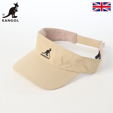 カンゴールのサンバイザー KANGOLF SPORT VISOR（カンゴルフ スポーツ バイザー） ベージュ