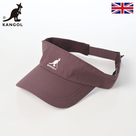 カンゴールのサンバイザー KANGOLF SPORT VISOR（カンゴルフ スポーツ バイザー） バーガンディー