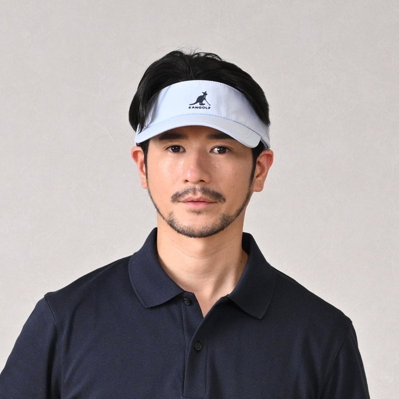 カンゴールのサンバイザー KANGOLF SPORT VISOR（カンゴルフ スポーツ バイザー） ライトブルー