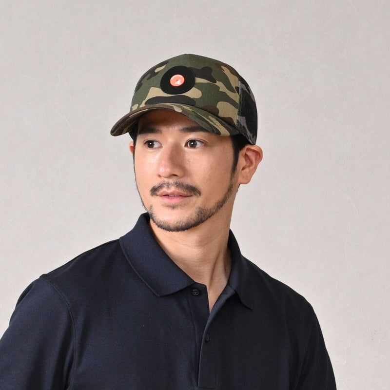 カンゴールのキャップ KANGOLF RECORD TRUCKER（カンゴルフ レコード トラッカー） カモフラージュ