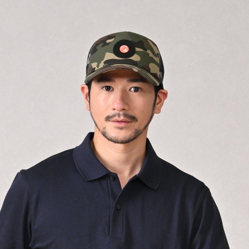 カンゴールのキャップ KANGOLF RECORD TRUCKER（カンゴルフ レコード トラッカー） カモフラージュ