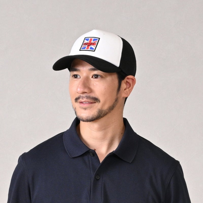 カンゴールのキャップ KANGOLF HERITAGE TRUCKER（カンゴルフ ヘリテージ トラッカー） ブラック