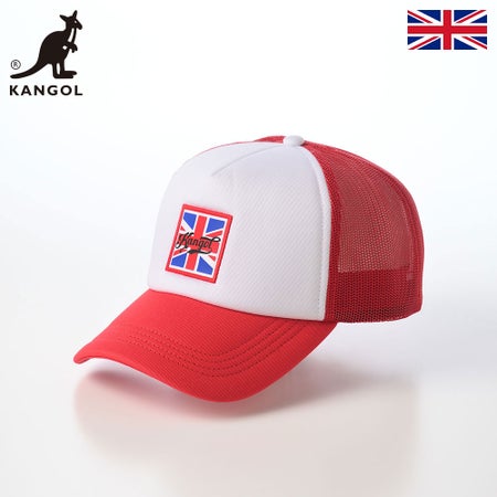 カンゴールのキャップ KANGOLF HERITAGE TRUCKER（カンゴルフ ヘリテージ トラッカー） レッド
