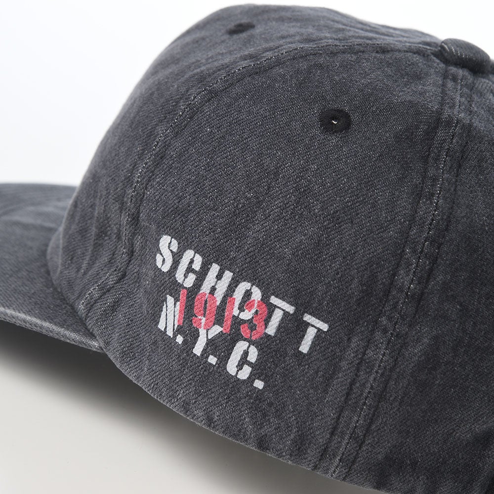 ショット キャップ VINTAGE DENIM STEMCIL LOGO 6P CAP（ヴィンテージ