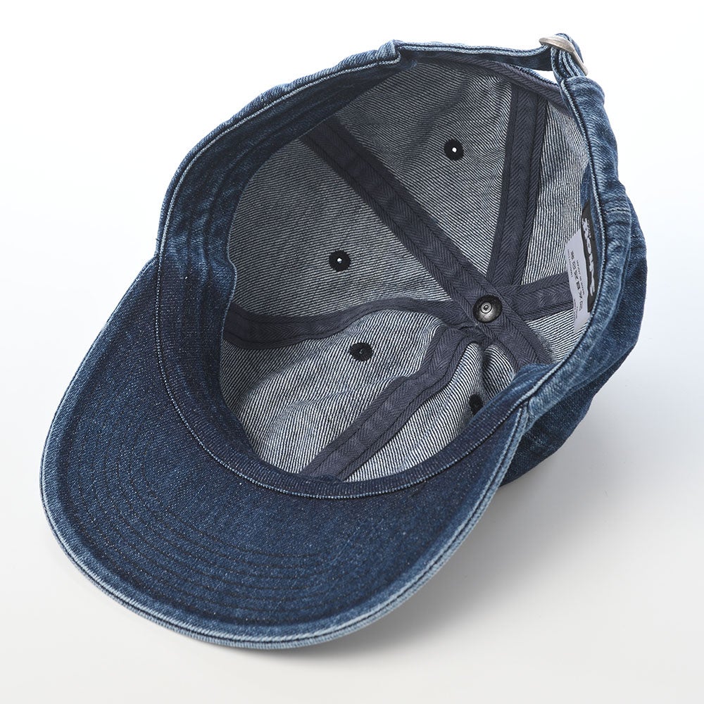 ショット キャップ VINTAGE DENIM STEMCIL LOGO 6P CAP（ヴィンテージ