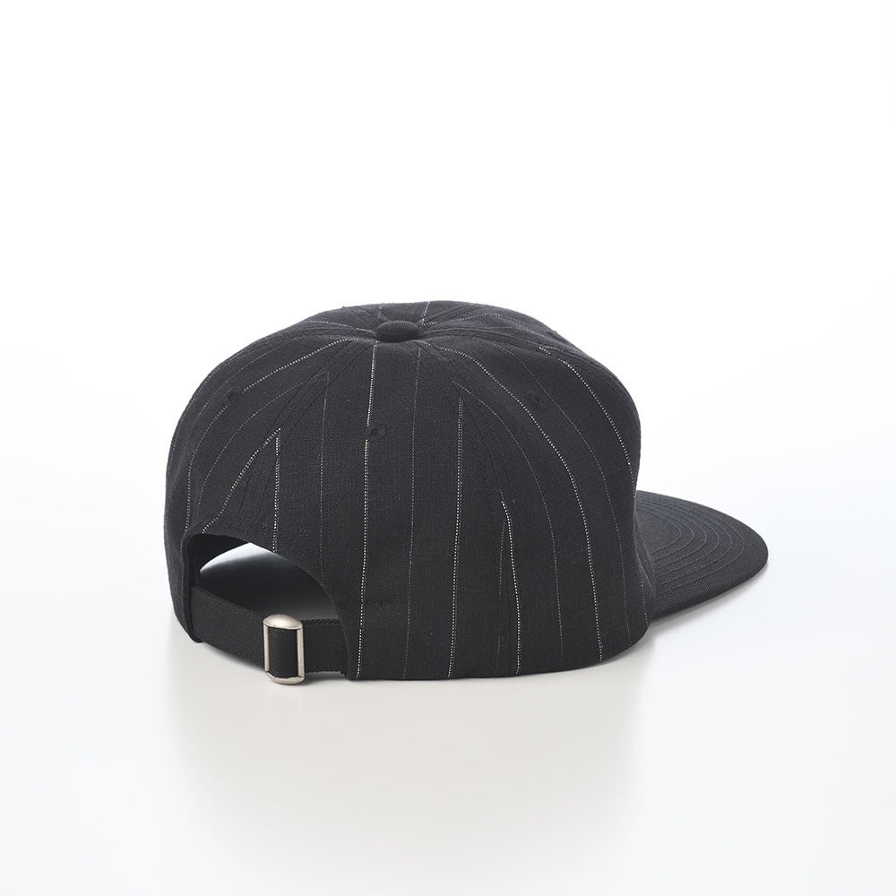 ショット キャップ LINEN MIX STRIPE CAP（リネンミックス ストライプ