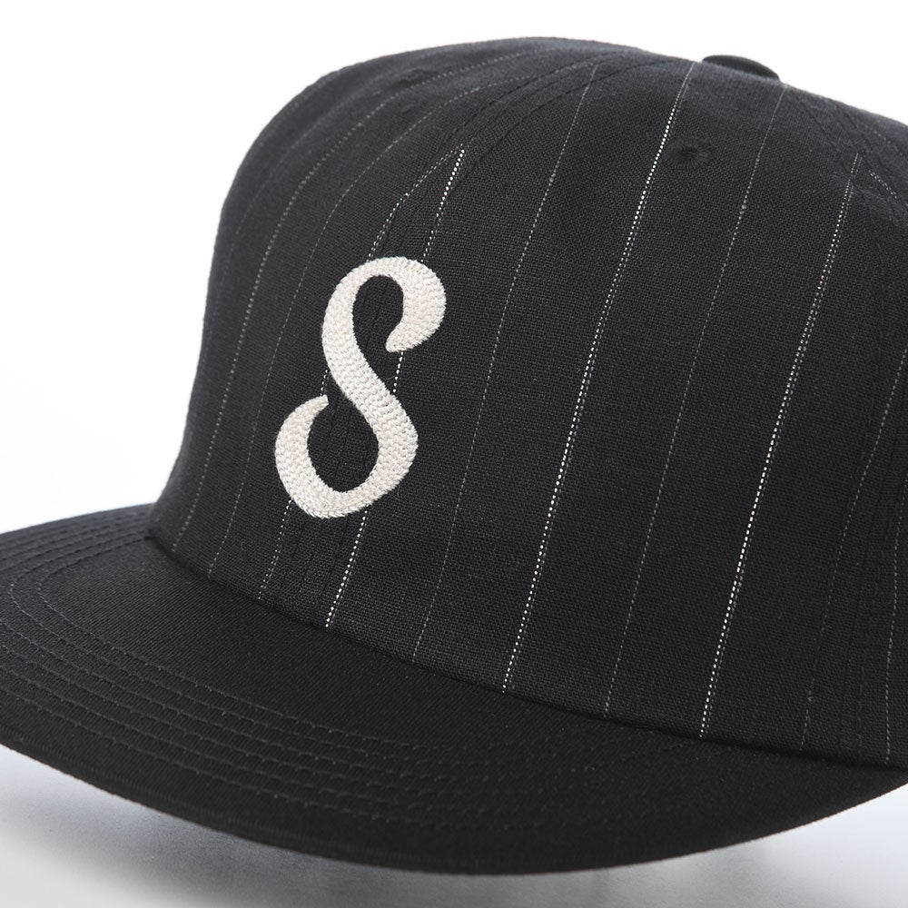 ショット キャップ LINEN MIX STRIPE CAP（リネンミックス ストライプ