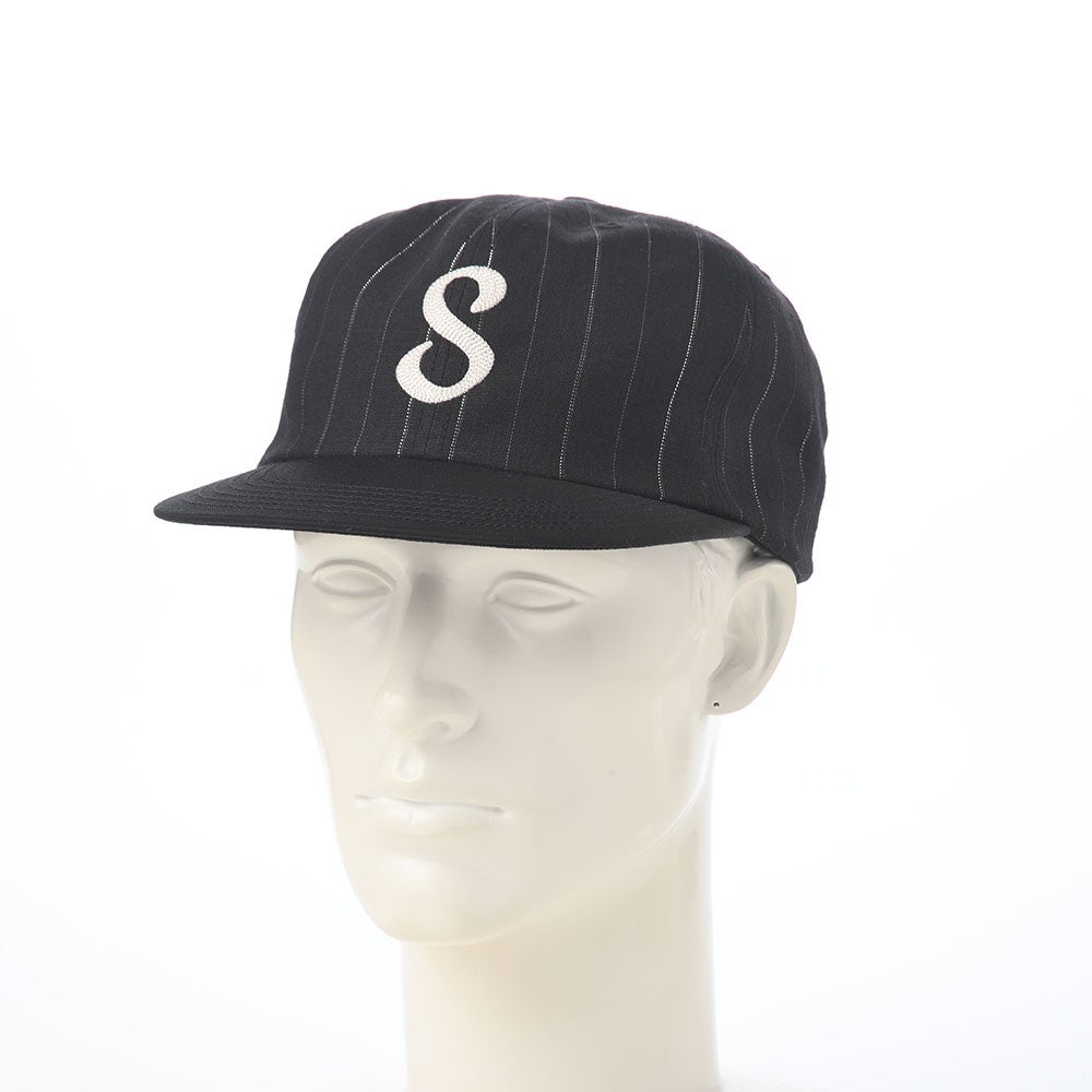 ショット キャップ LINEN MIX STRIPE CAP（リネンミックス ストライプ