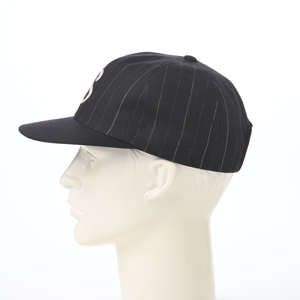 ショット キャップ LINEN MIX STRIPE CAP（リネンミックス ストライプ