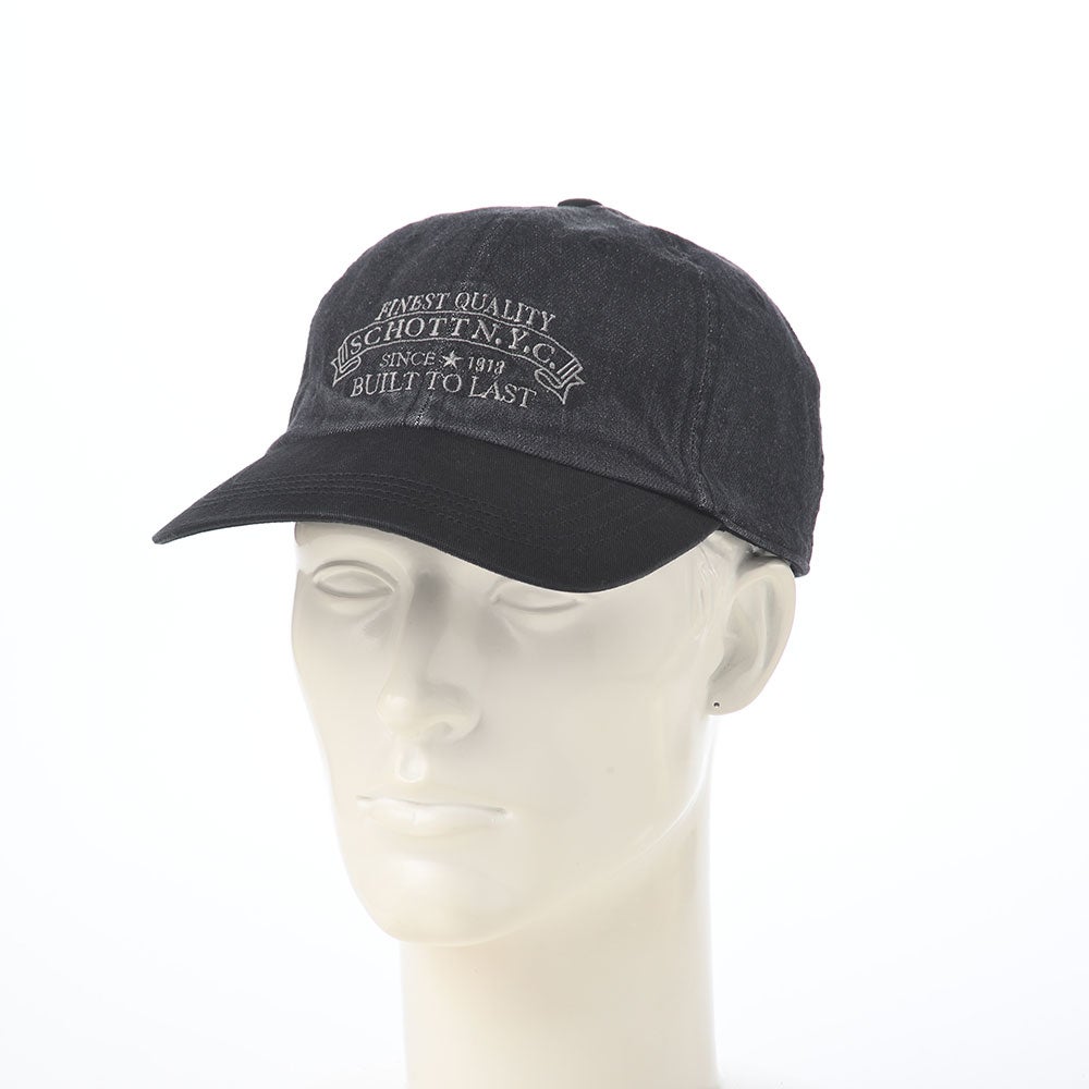ショット キャップ AGED DENIM EMB 6P CAP（エイジドデニム エンブロイ