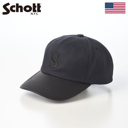ショットのキャップ DUCK CLOTH 6P CAP（ダッククロス 6P　キャップ） SC154 ブラック