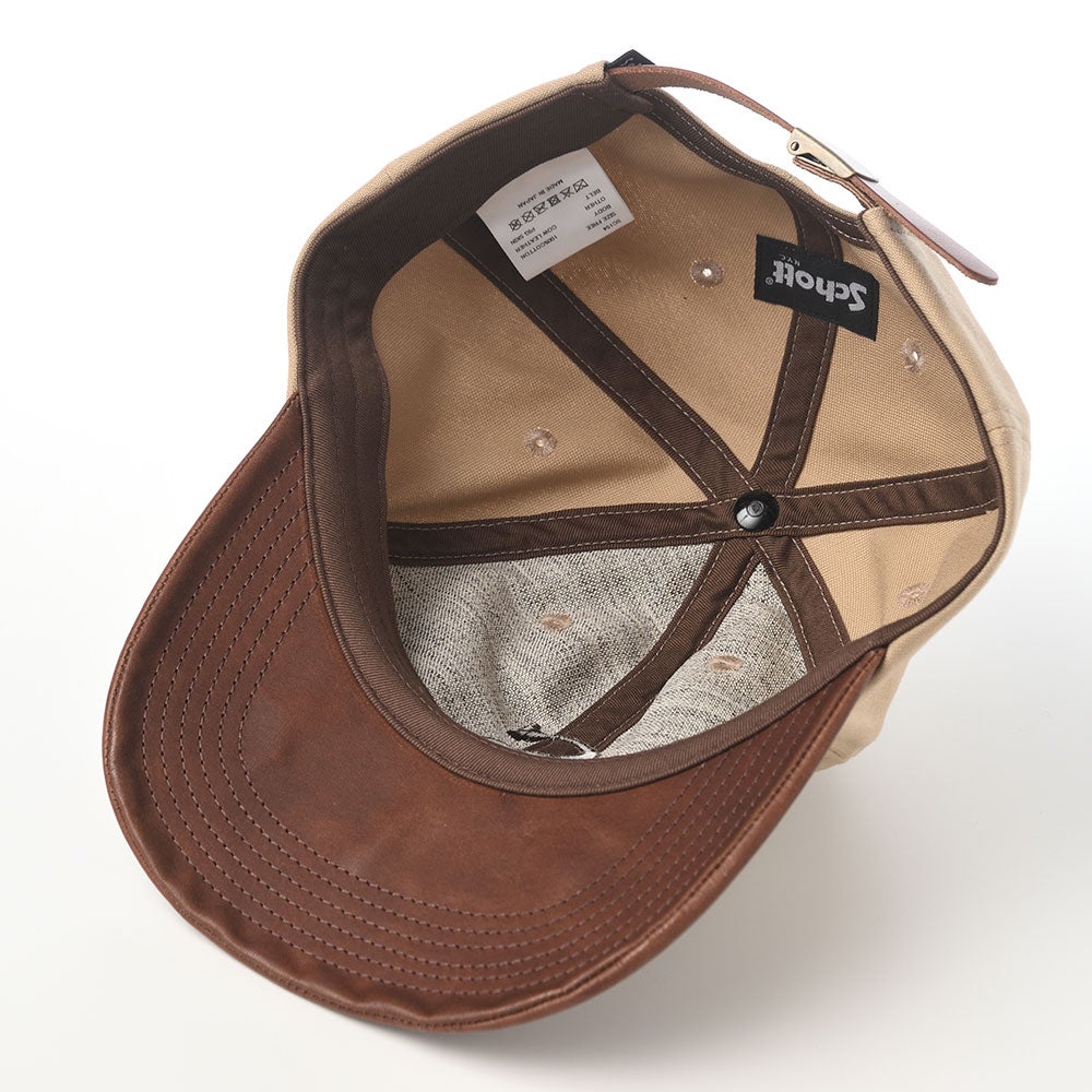 DUCK CLOTH 6P CAP（ダッククロス 6P キャップ） SC154 ブラウン
