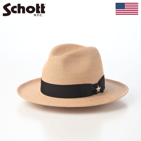 ショットのブレードハット ONE STAR RAFFIA BRAID HAT（ワンスター ラフィアブレード ハット） SC162 ナチュラル