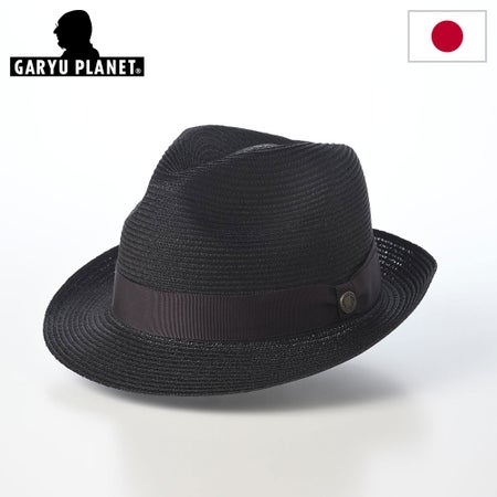 ガリュープラネットのブレードハット Linen Braid Hat（リネン ブレードハット）860 ブラック
