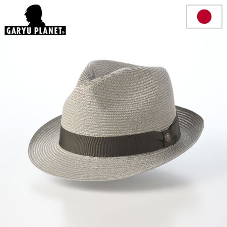 ガリュープラネットのブレードハット Linen Braid Hat（リネン ブレードハット）860 グレー