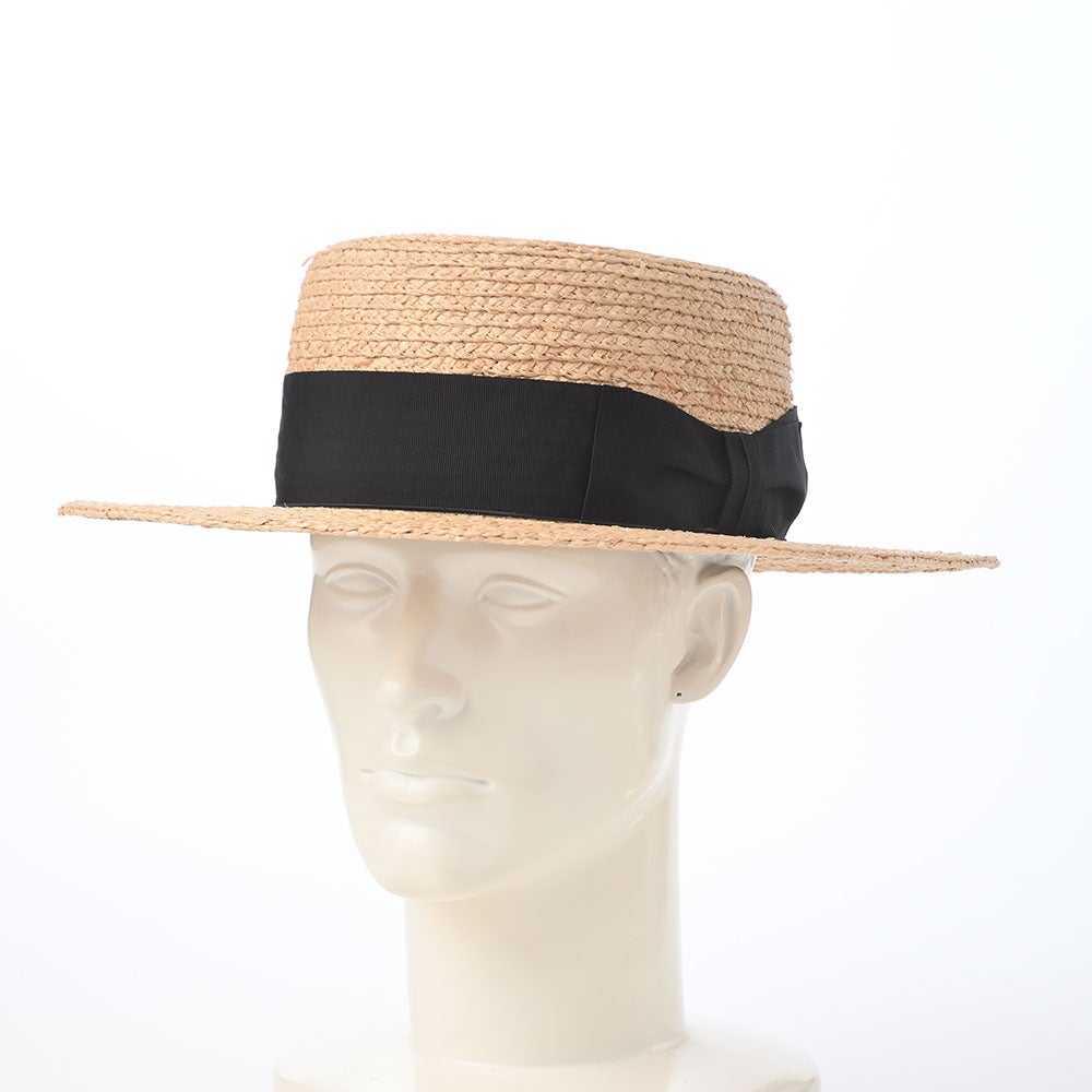 RAFFIA BRAID KANKAN HAT（ラフィアブレード カンカンハット） SE852