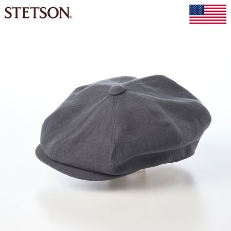 ステットソンのキャスケット LINEN LAWN CASKET（リネンローン キャスケット） SE861 チャコール