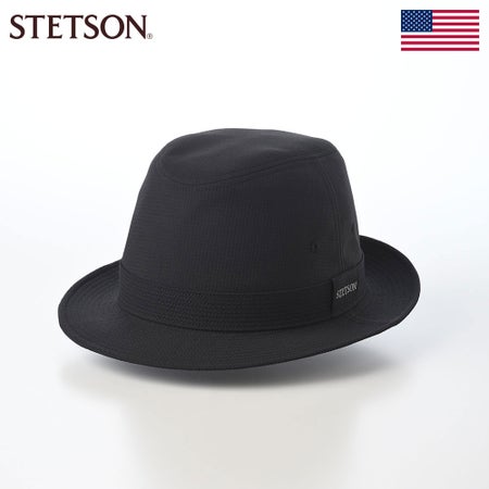 ステットソンのソフトハット AKIHA MESH HAT（空羽メッシュ ハット） SE884 ブラック