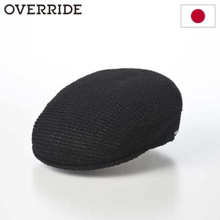 オーバーライドのハンチング OR OGC GIMA KNIT HUNTING（ギマ ニット ハンチング） ブラック