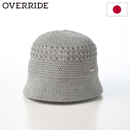オーバーライドのバケットハット OR OGC GIMA KNIT HAT（ギマ ニット ハット） グレー