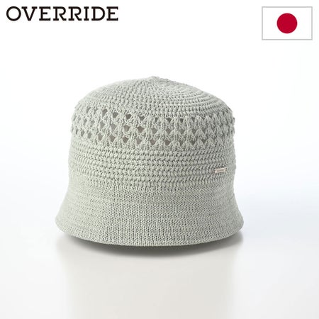 オーバーライドのバケットハット OR OGC GIMA KNIT HAT（ギマ ニット ハット） ライトグリーン
