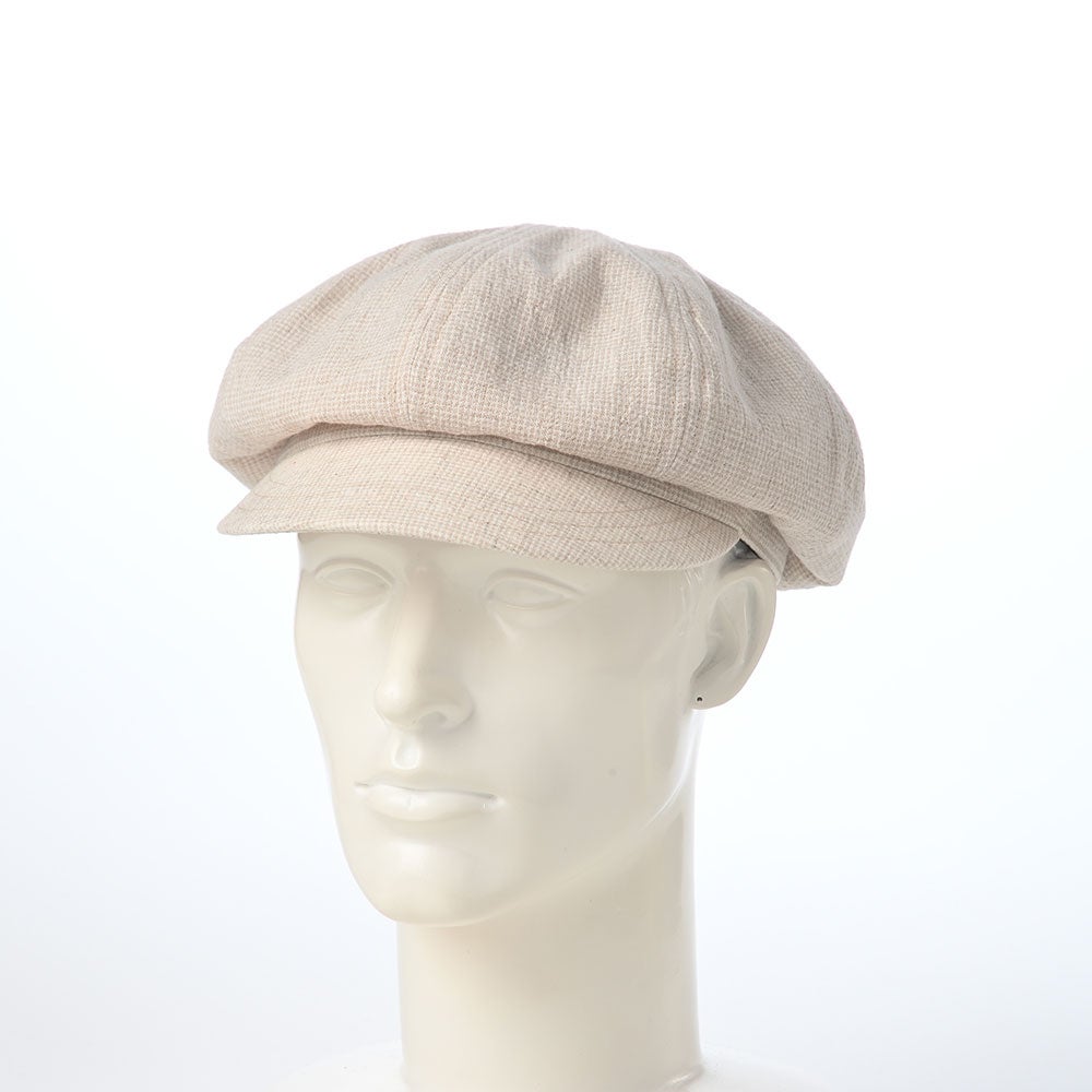 Middle Casquette（ミドル キャスケット） ベージュ | 帽子通販 時谷堂百貨