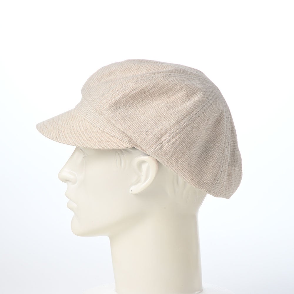 Middle Casquette（ミドル キャスケット） ベージュ | 帽子通販 時谷堂百貨