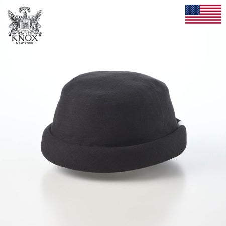 ノックスのロールキャップ Fisherman Cap（フィッシャーマン キャップ） ブラック