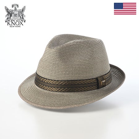 ノックスのブレードハット Linen Braid Hat KW（リネン ブレード ハット） オリーブ