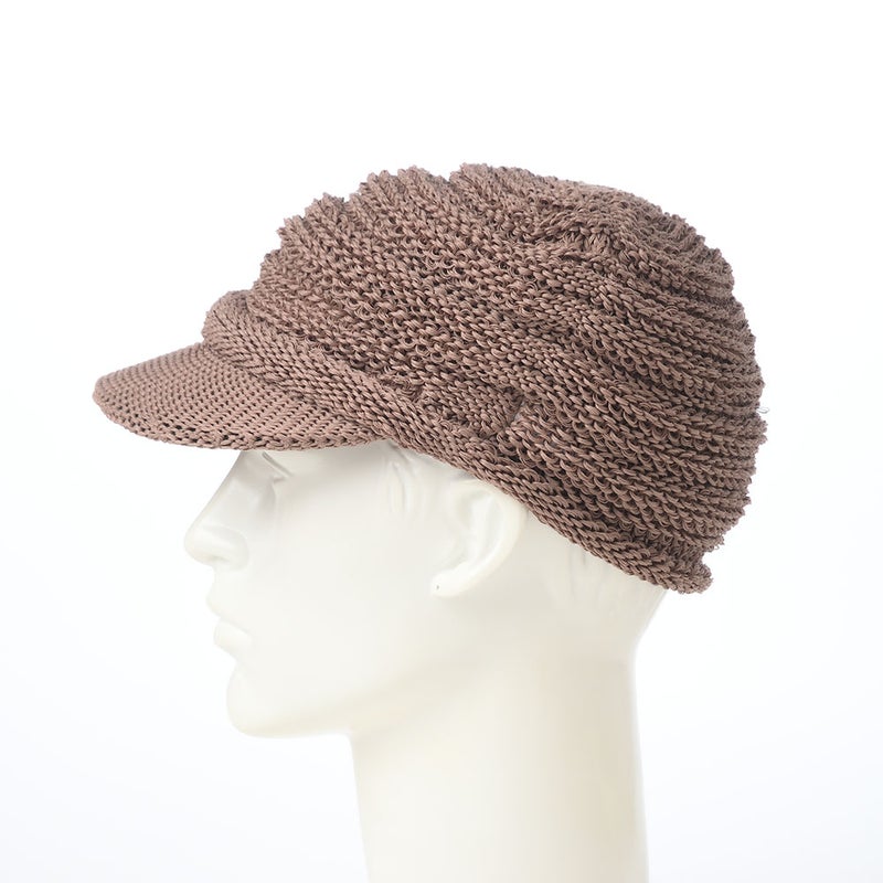 レッターのキャスケット Straw Yarn Cas（ストローヤーン キャス） モカ