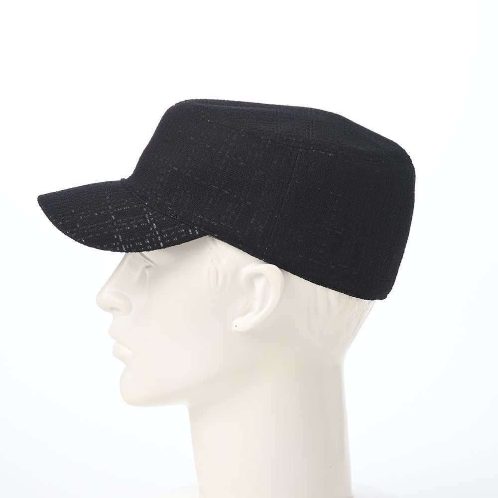Openwork Cap（オープンワーク キャップ） ブラック | 帽子通販 時谷堂百貨