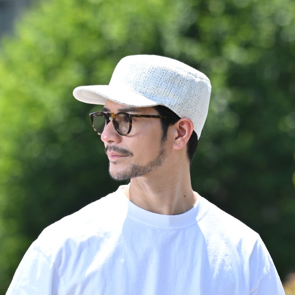 RRL ワークキャップ ホワイト ワンサイズ 時谷堂オリジナル ワークキャップ Openwork Cap（オープンワーク