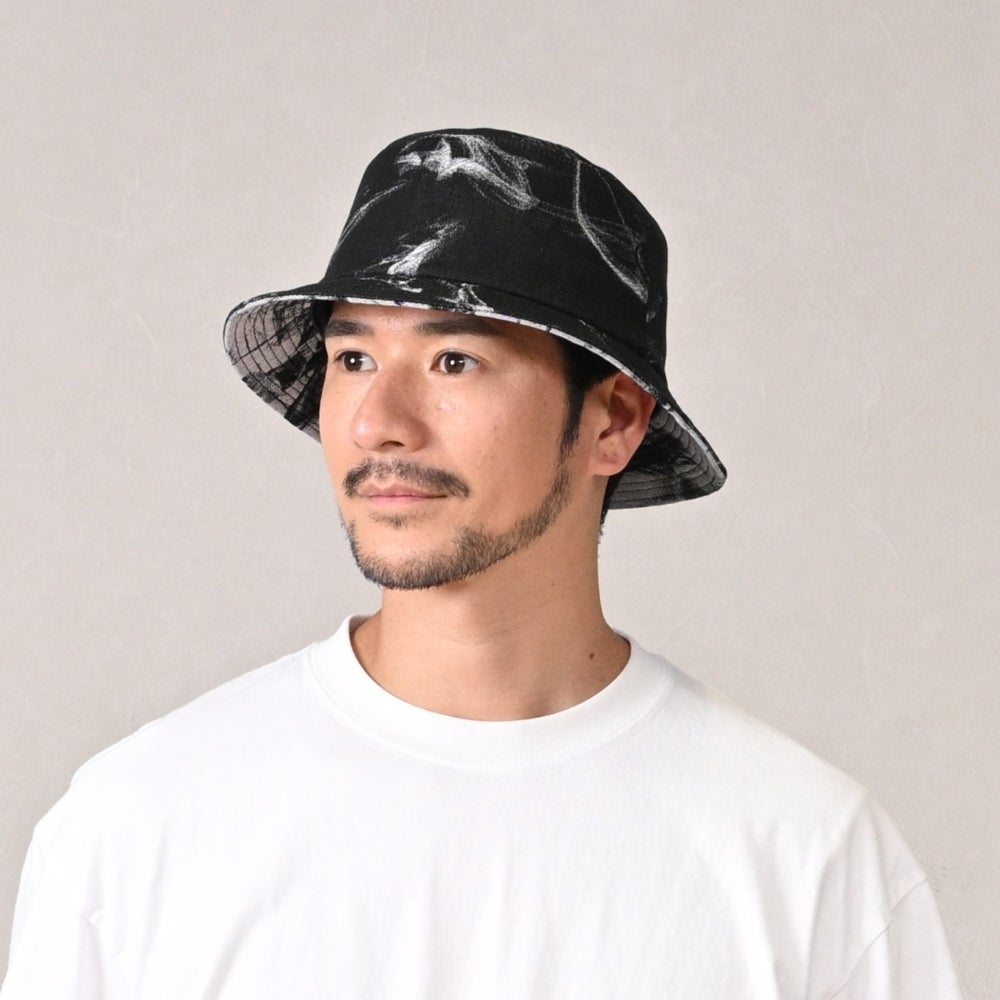 時谷堂オリジナル バケットハット Ink Flow Bucket Hat（インクフロー