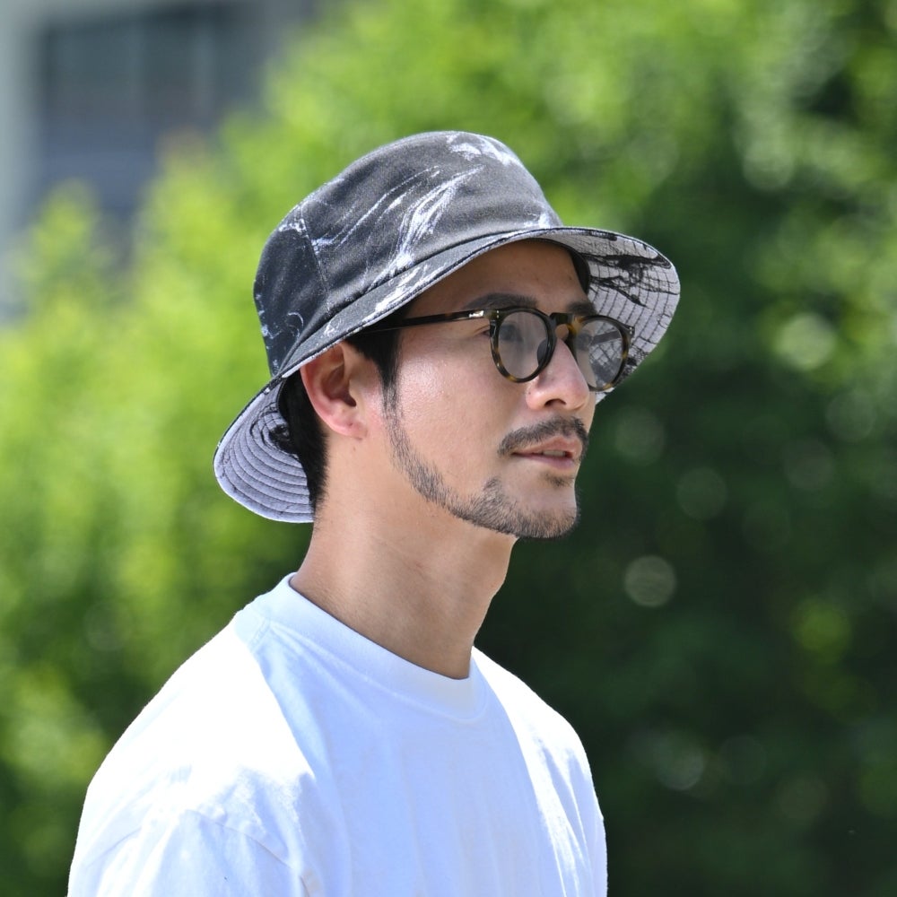 時谷堂オリジナル バケットハット Ink Flow Bucket Hat（インクフロー