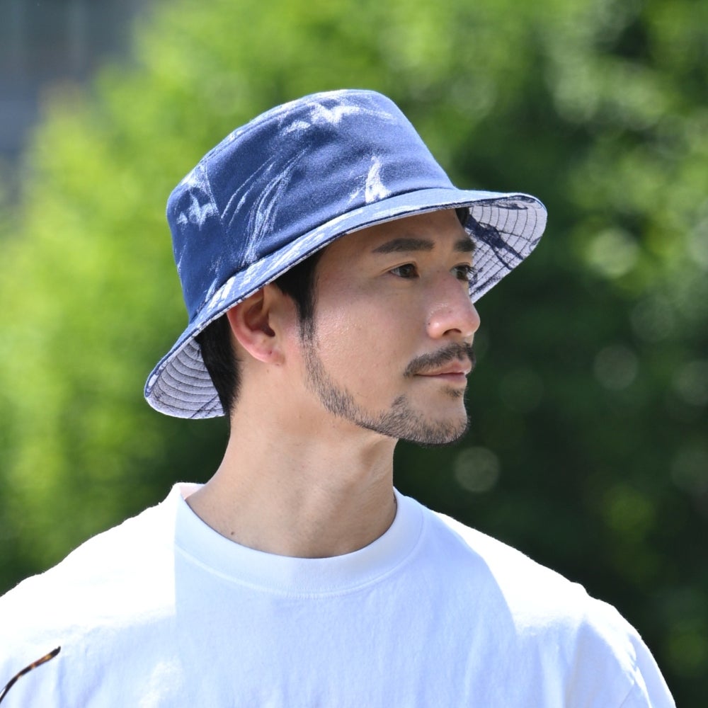 時谷堂オリジナル バケットハット Ink Flow Bucket Hat（インクフロー