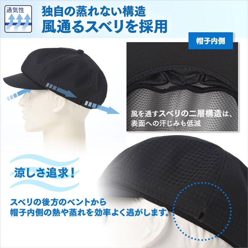 ノックスのゴルフキャスケット Aeria Golf Cas（エアリア ゴルフキャス） ブラック
