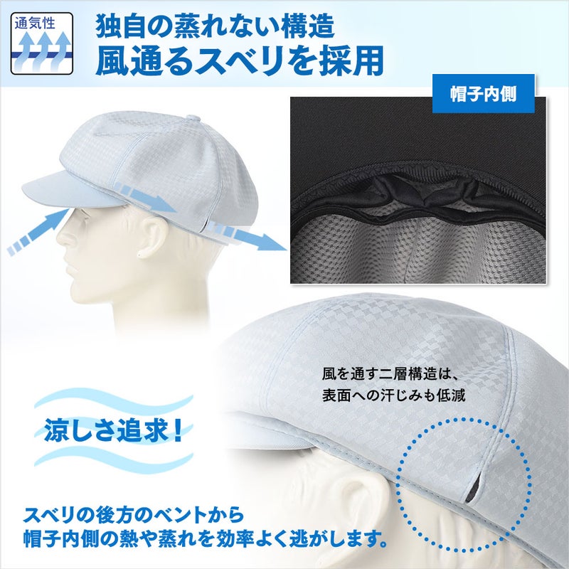 ノックスのゴルフキャスケット Aeria Golf Cas（エアリア ゴルフキャス） ブルー