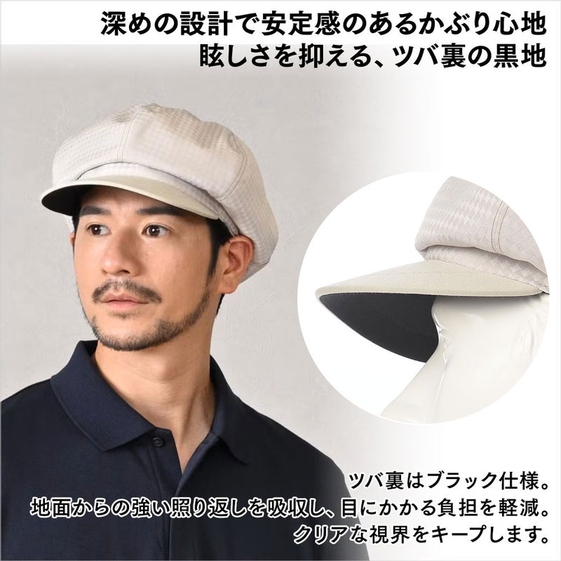 ノックスのゴルフキャスケット Aeria Golf Cas（エアリア ゴルフキャス） ナチュラル